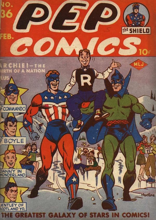 Pep Comics #36 cover