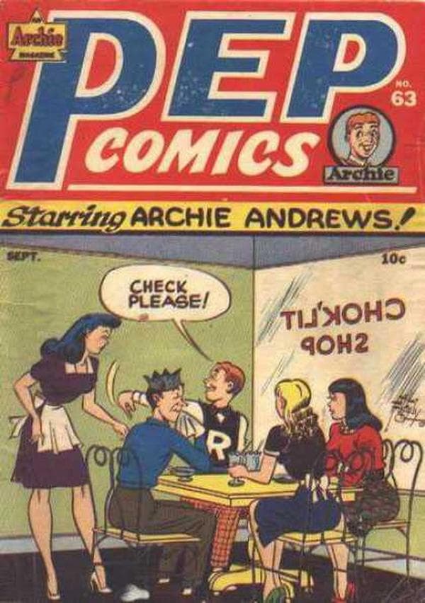Pep Comics #63 cover