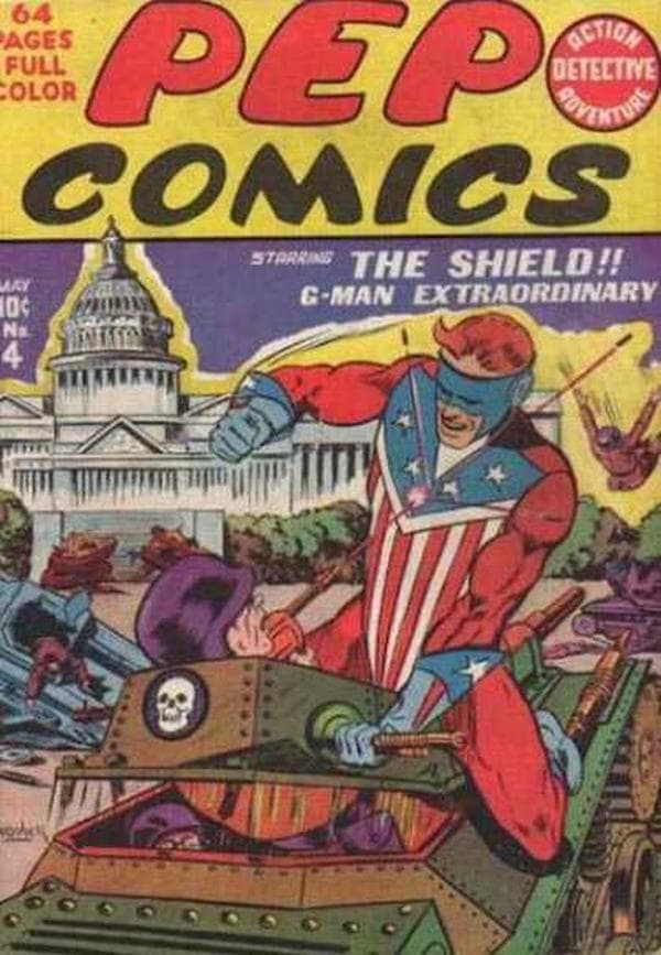 Pep Comics #4 cover