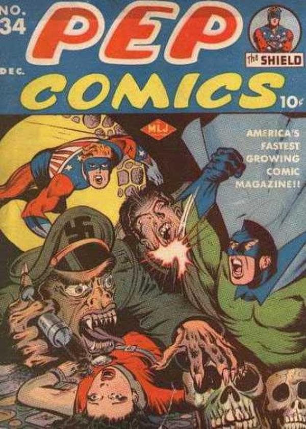 Pep Comics #34 cover