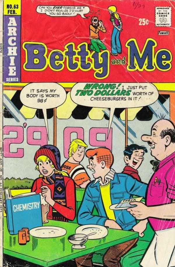 Betty and Me #63 cover