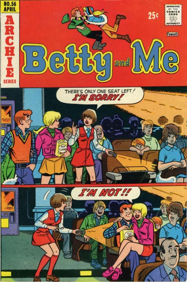 Betty and Me #56 cover