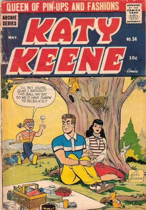 Katy Keene Comics #34 cover