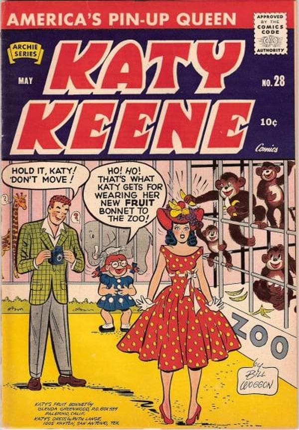 Katy Keene Comics #28 cover