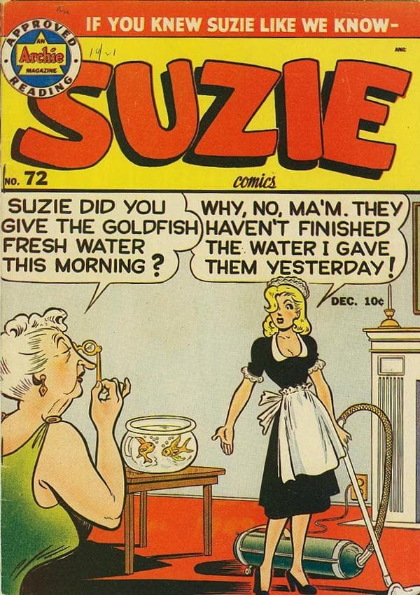 Suzie Comics #72 cover