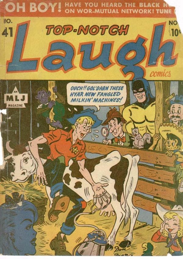 Top Notch Laugh Comics #41 cover