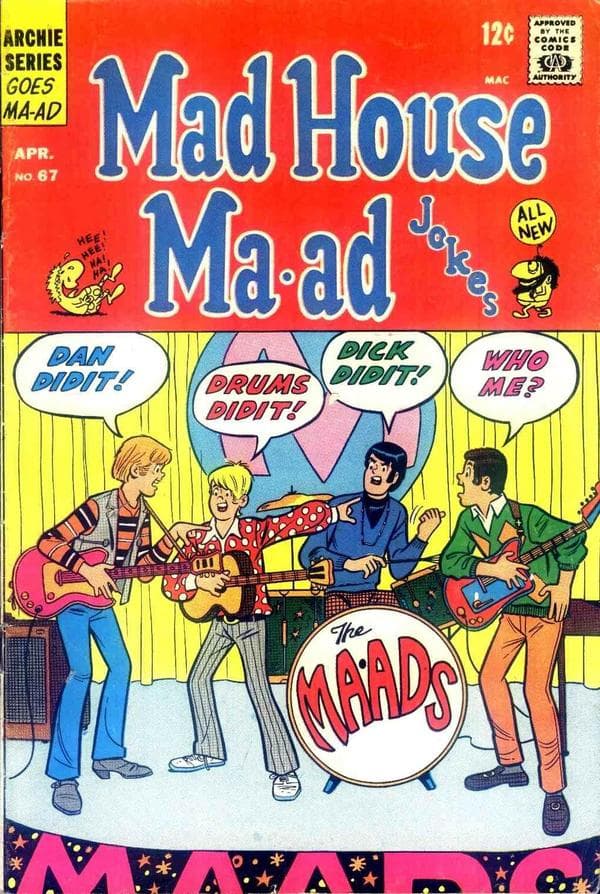 Mad House Ma-ad Jokes cover — © Archie Comics