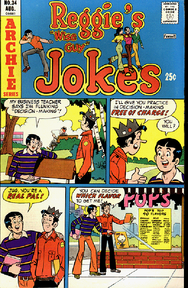 Reggie's Wise Guy Jokes #34