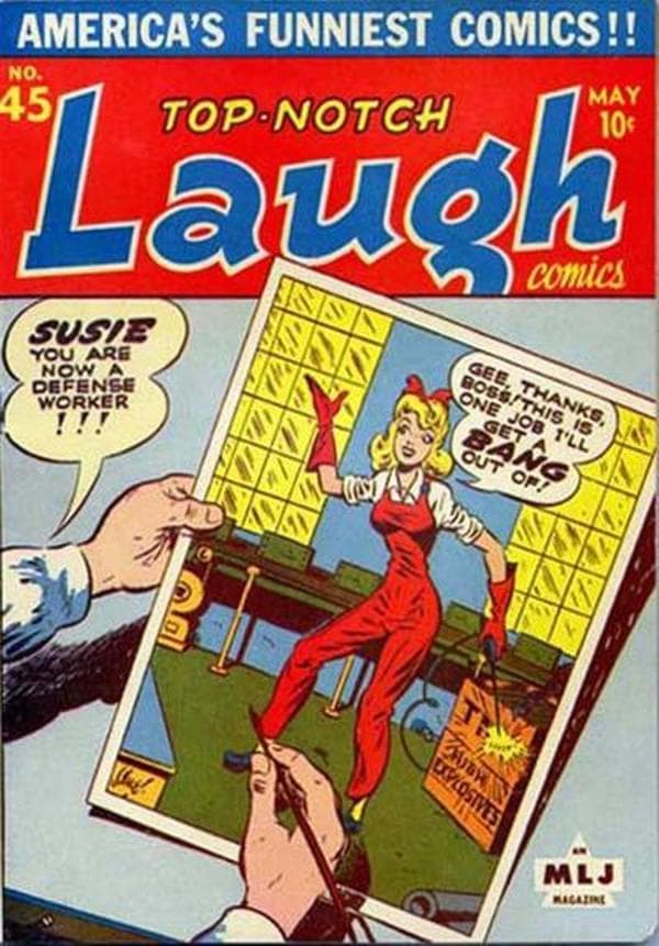 Top Notch Laugh Comics #45 cover