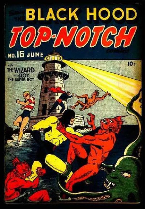 Top Notch Comics #16 cover