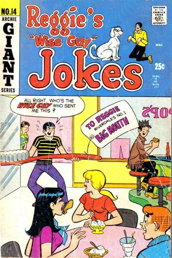 Reggie's Wise Guy Jokes #14 cover