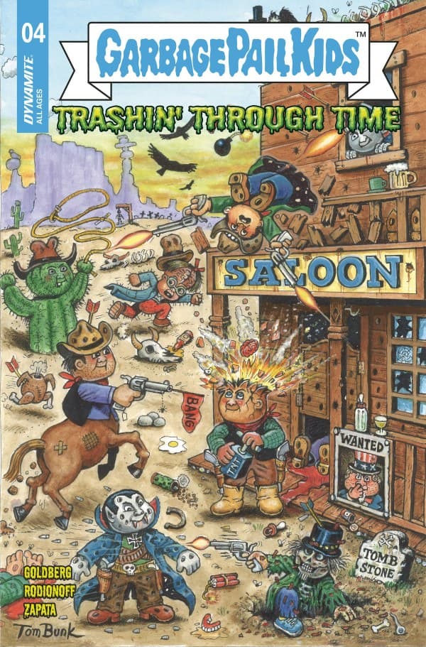 Garbage Pail Kids: Trashin' Through Time #4 cover