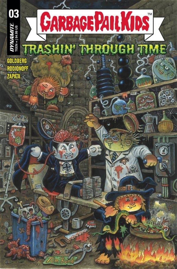Garbage Pail Kids: Trashin' Through Time #3 cover
