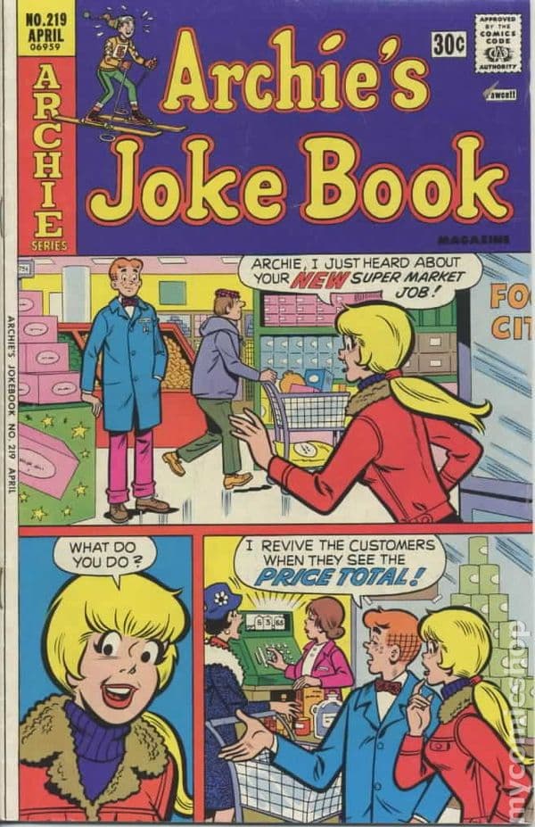 Archie's Joke Book Magazine #219 cover