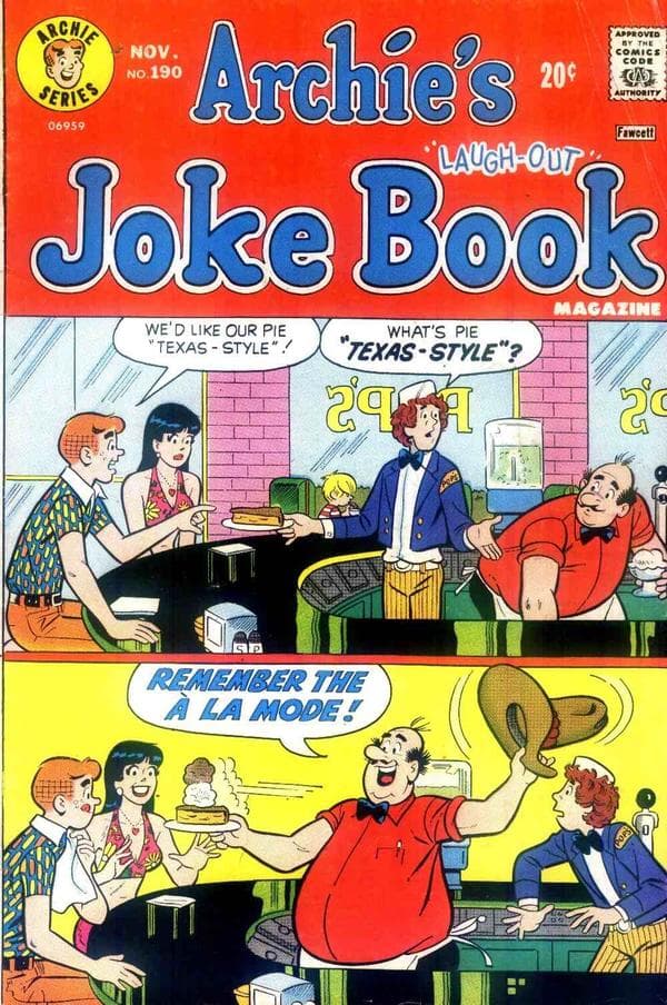 Archie's Joke Book Magazine #190 cover