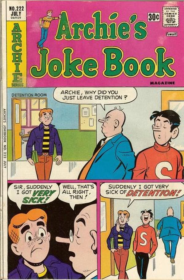 Archie's Joke Book Magazine #222 cover