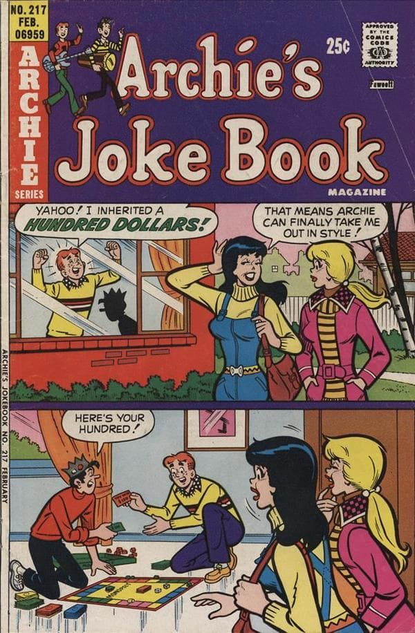 Archie's Joke Book Magazine #217 cover