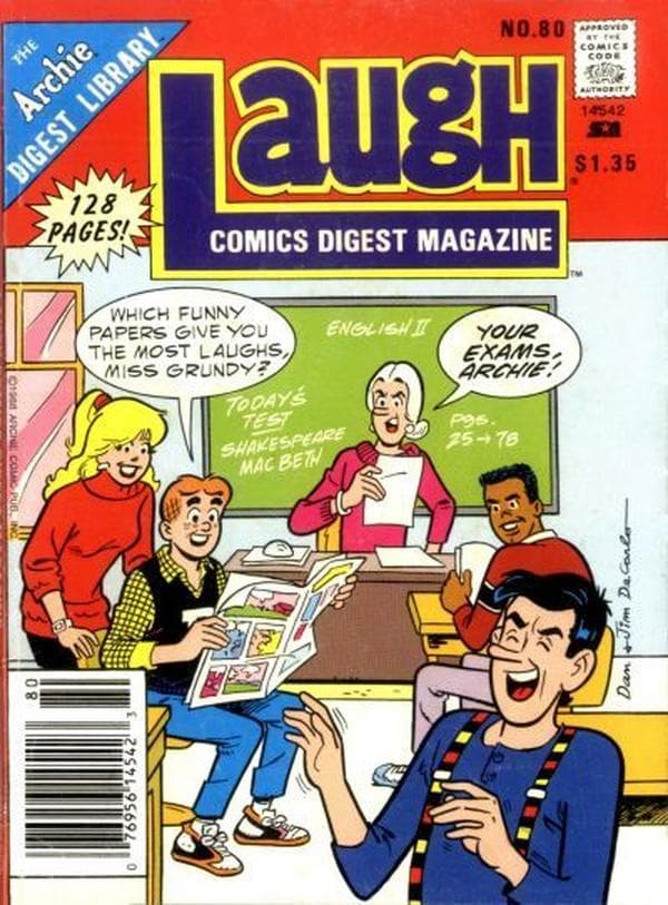 Laugh Comics Digest / Laugh Comics Digest Magazine / Laugh Digest Magazine #80 cover