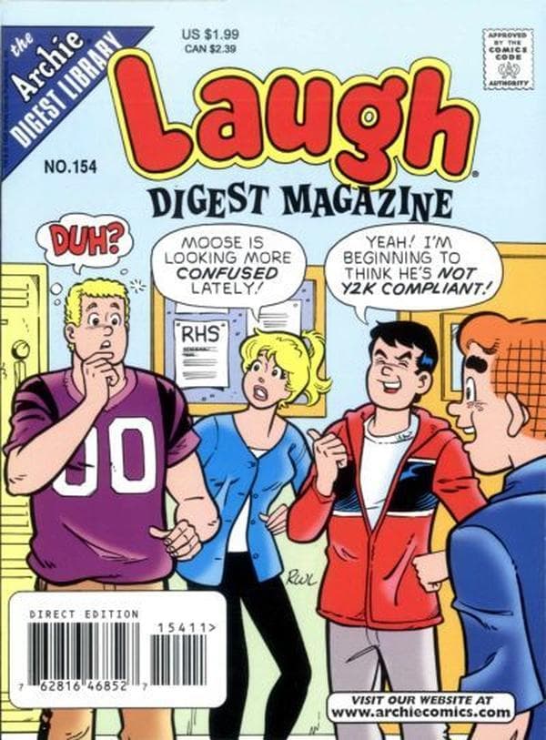 Laugh Comics Digest / Laugh Comics Digest Magazine / Laugh Digest Magazine #154 cover