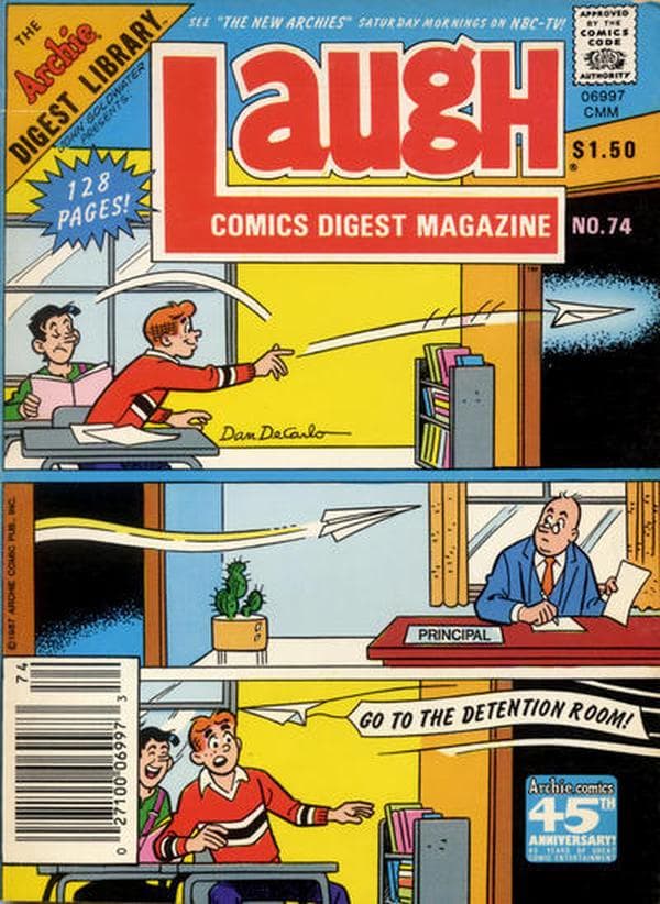 Laugh Comics Digest / Laugh Comics Digest Magazine / Laugh Digest Magazine #74 cover