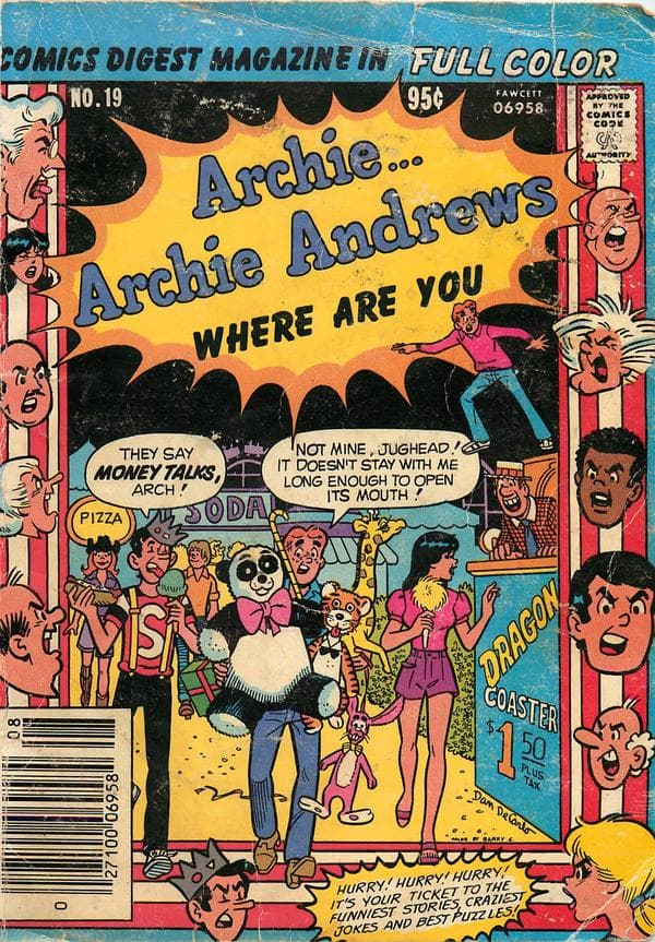 Archie... Archie Andrews, Where Are You? Comics Digest Magazine #19