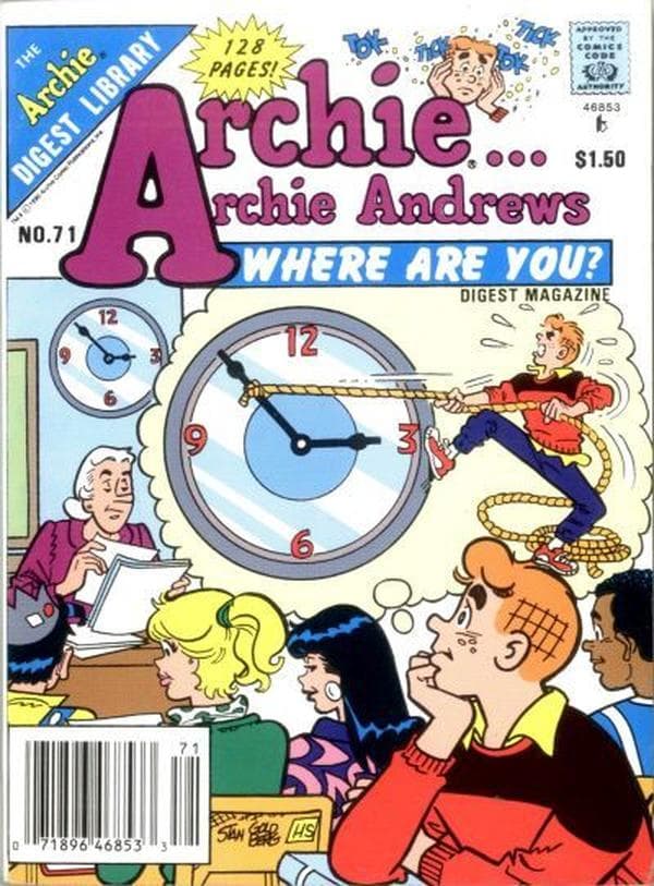 Archie... Archie Andrews, Where Are You? Comics Digest Magazine #71