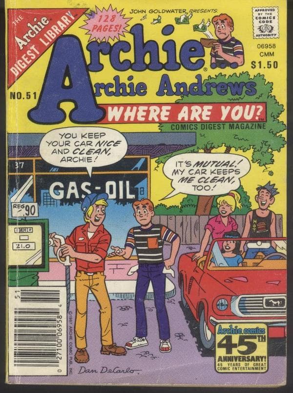 Archie... Archie Andrews, Where Are You? Comics Digest Magazine #51