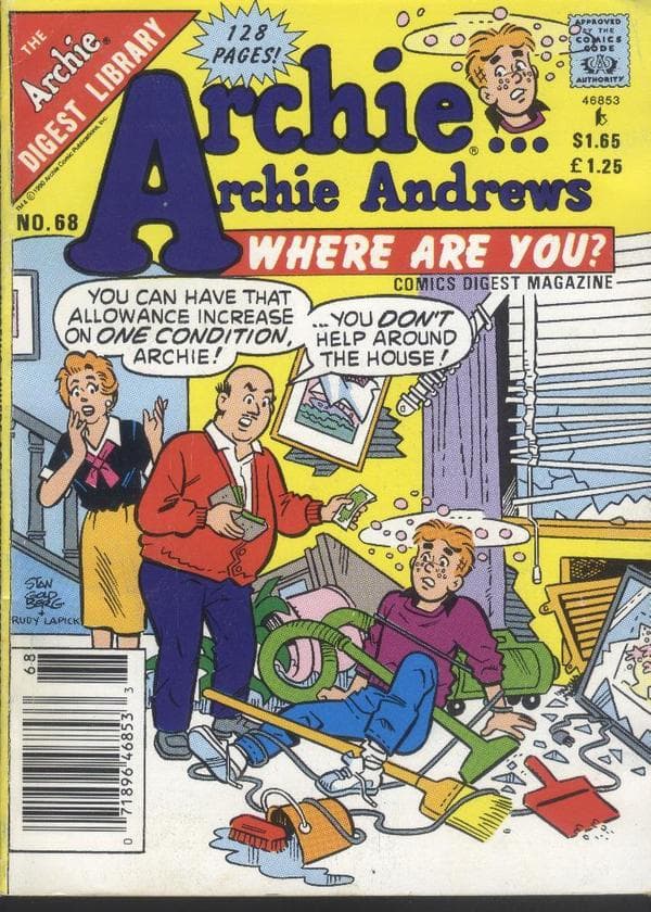 Archie... Archie Andrews, Where Are You? Comics Digest Magazine #68