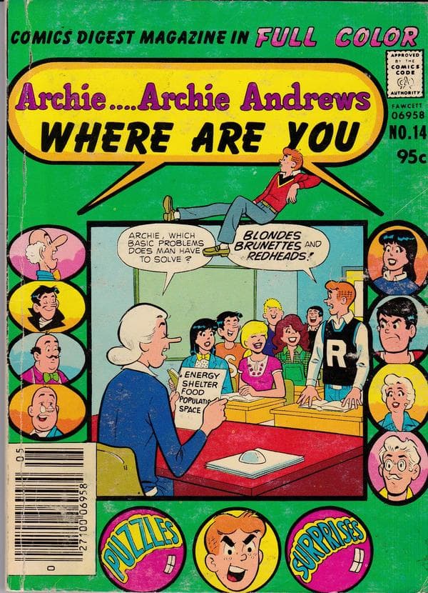 Archie... Archie Andrews, Where Are You? Comics Digest Magazine #14