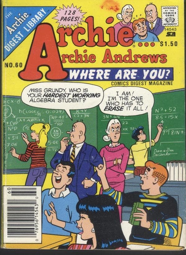 Archie... Archie Andrews, Where Are You? Comics Digest Magazine #60