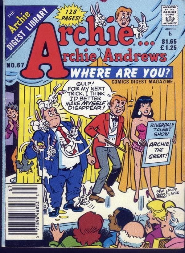 Archie... Archie Andrews, Where Are You? Comics Digest Magazine #67