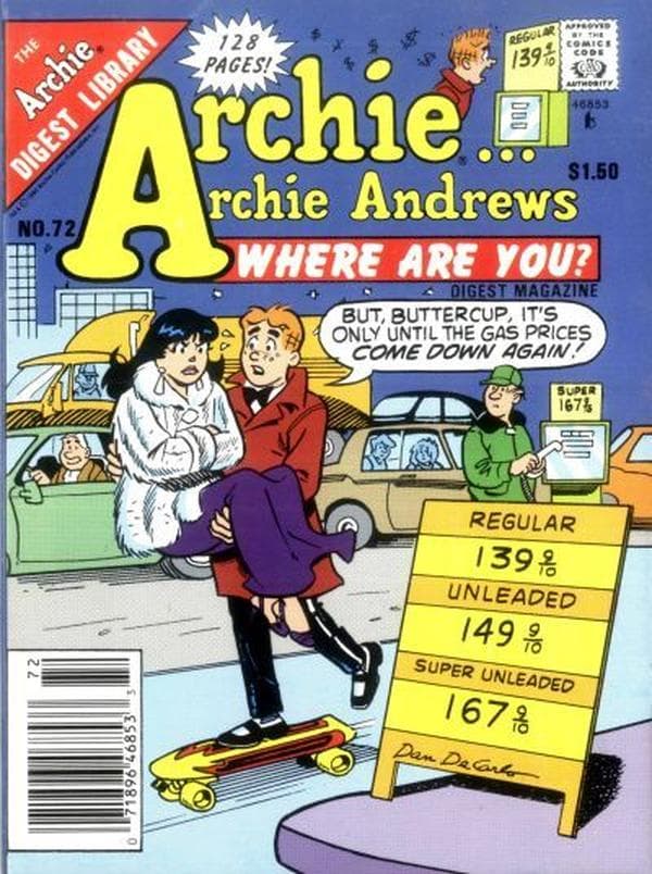 Archie... Archie Andrews, Where Are You? Comics Digest Magazine #72