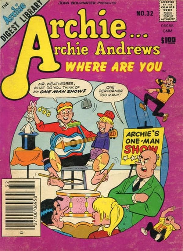 Archie... Archie Andrews, Where Are You? Comics Digest Magazine #32