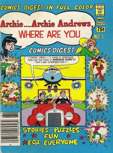 Archie... Archie Andrews, Where Are You? Comics Digest Magazine