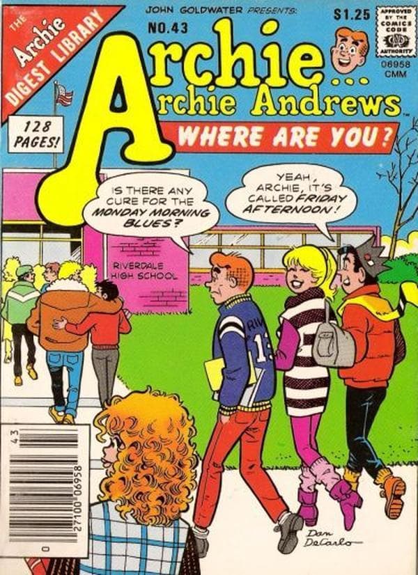 Archie... Archie Andrews, Where Are You? Comics Digest Magazine #43