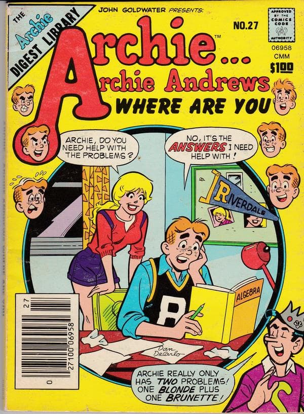 Archie... Archie Andrews, Where Are You? Comics Digest Magazine #27