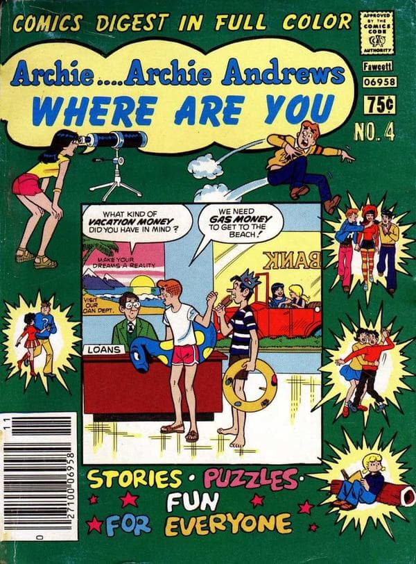 Archie... Archie Andrews, Where Are You? Comics Digest Magazine #4
