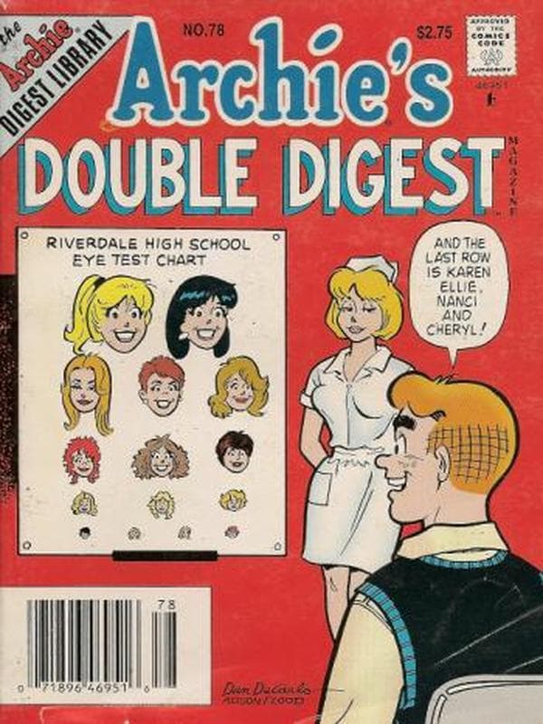 Archie's Double Digest Magazine #78 cover
