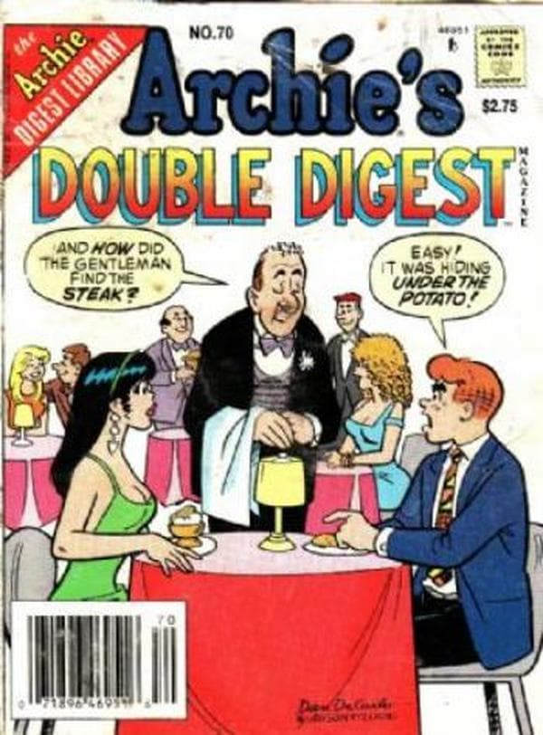 Archie's Double Digest Magazine #70 cover