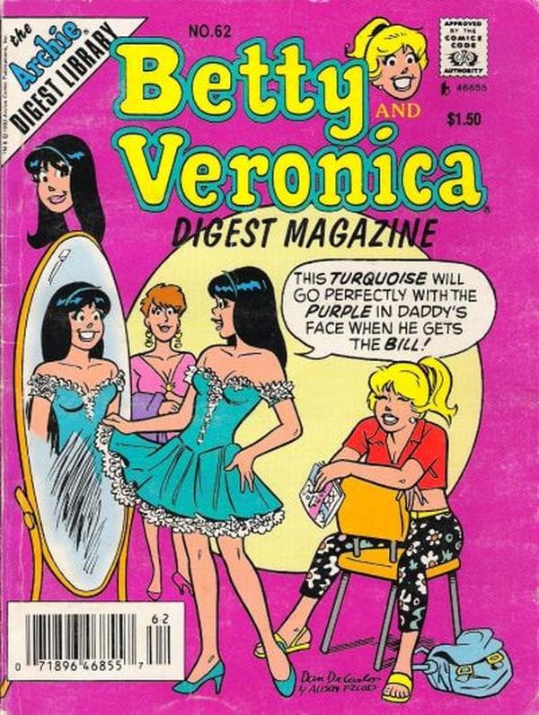 Betty and Veronica Comics Digest Magazine #62