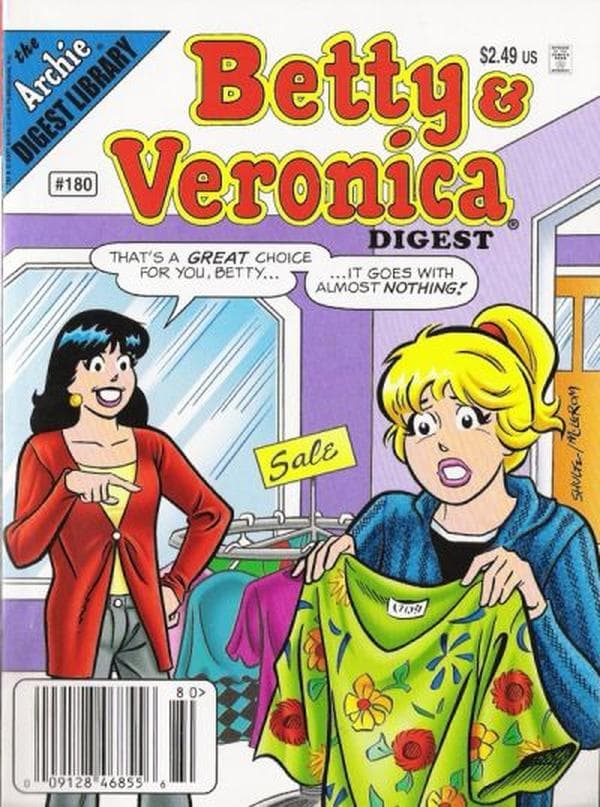 Betty and Veronica Comics Digest Magazine #180