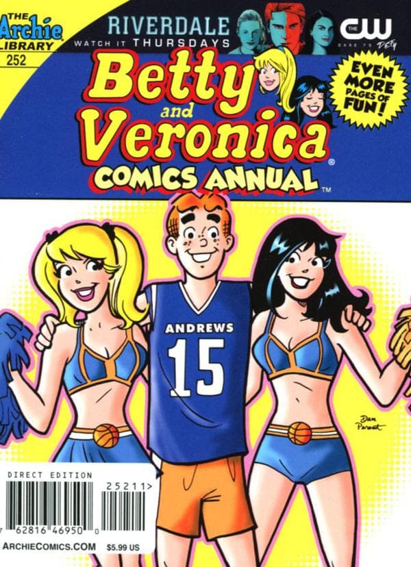 Betty & Veronica (Jumbo Comics) Double Digest #252 cover