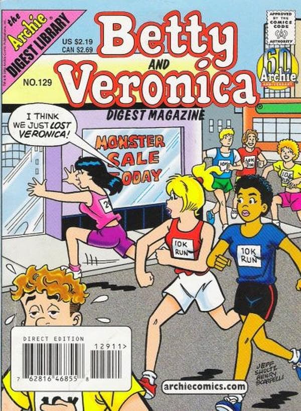 Betty and Veronica Comics Digest Magazine #129 cover
