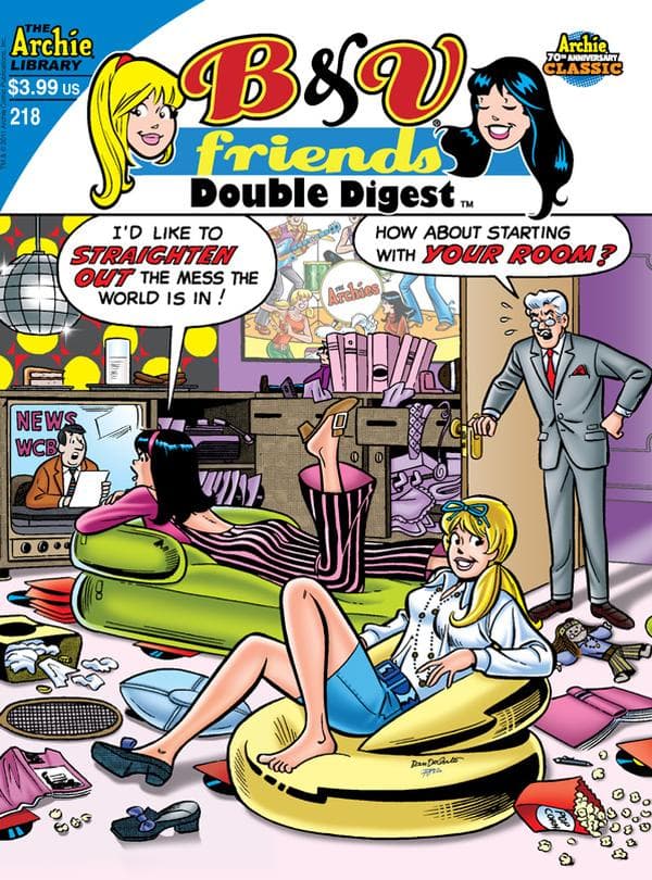 B&V Friends Double Digest Magazine #218 cover