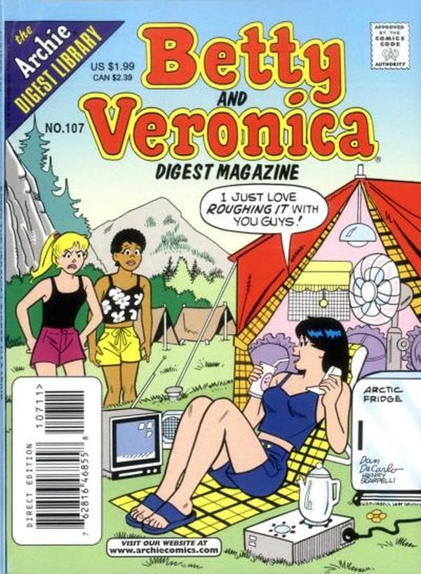 Betty and Veronica Comics Digest Magazine #107 cover