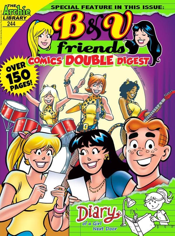 B&V Friends Double Digest Magazine #244 cover