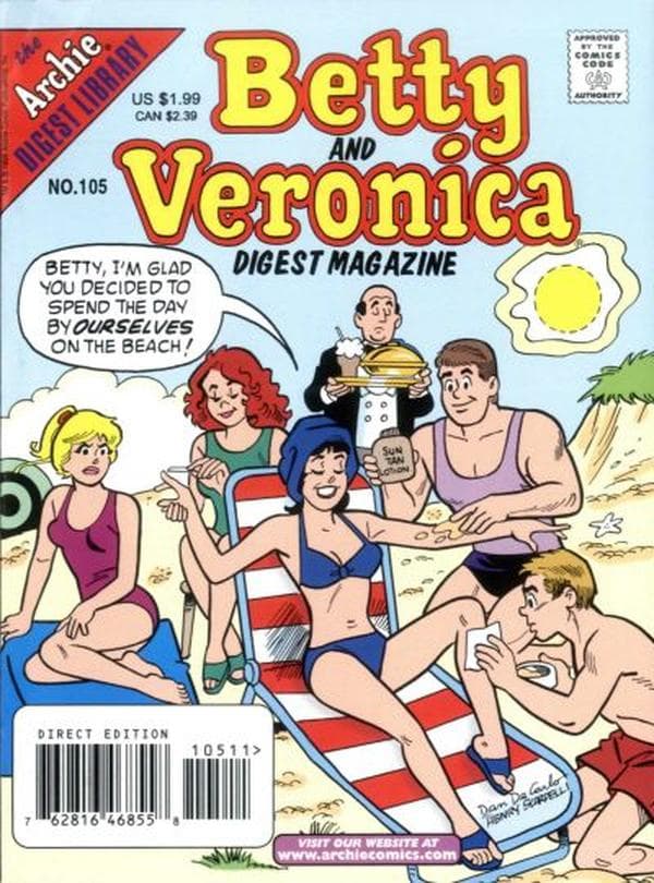 Betty and Veronica Comics Digest Magazine #105