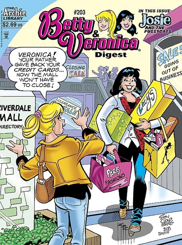 Betty and Veronica Comics Digest Magazine #203 cover