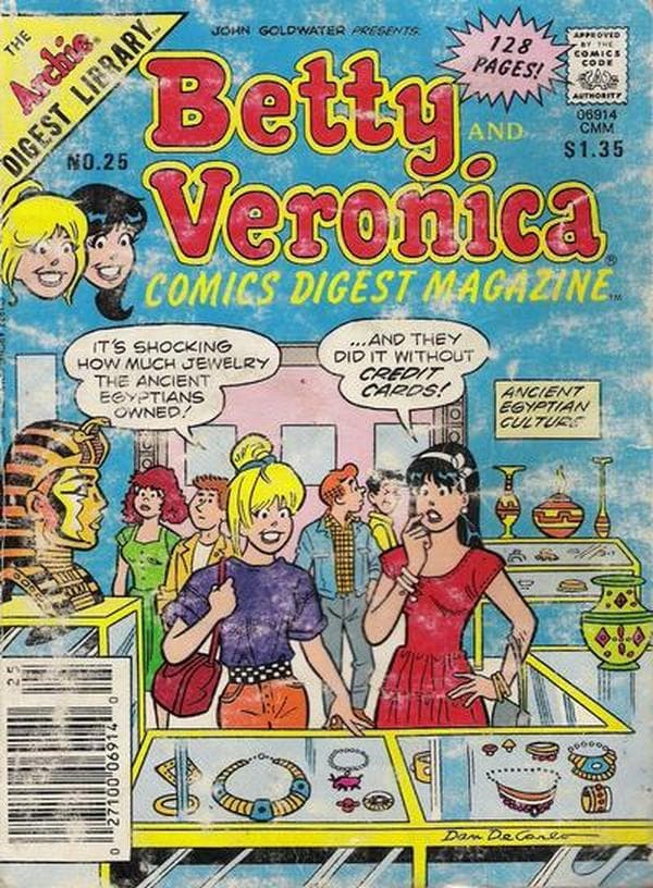 Betty and Veronica Comics Digest Magazine #25