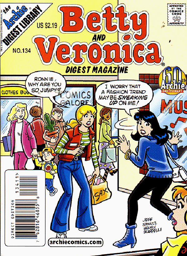 Betty and Veronica Comics Digest Magazine #134